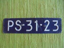 Vintage 1950's Netherlands License Plate Dutch Tag PS-31-23 picture