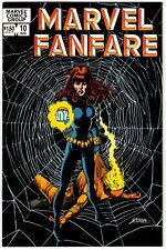 MARVEL FANFARE #10 (1983)- GEORGE PEREZ BLACK WIDOW COVER AND INTERIOR- VF+/NM picture
