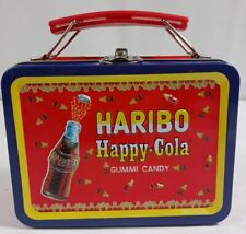 RARE HARIBO Happy Cola Gummi Candy Mini Tin Lunchbox picture