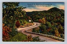 Eureka Springs AR-Arkansas, Scenic U.S Highway 62, Antique Vintage Postcard picture