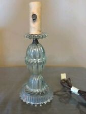 Vintage Glass Lightolier Boudoir Table Lamp ~ No Chips/Cracks picture
