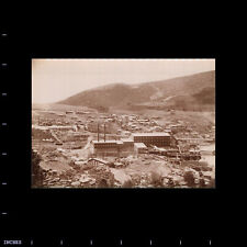 Vintage Photo LANDSCAPE GOLD-MINING TOWN picture