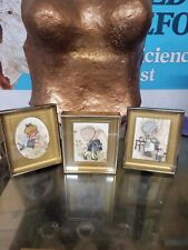 Lot Of 3 Vintage Holley Hobby Art Pictures picture