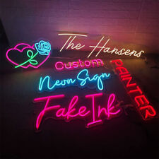Custom Neon Signs Personalized Night Light Bar Decor Wall LED Wedding Decoration picture
