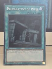 Preparation Of Rites - Secret Rare 1st Edition RA02-EN056 - NM - YuGiOh picture