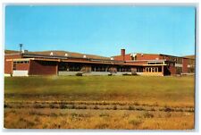c1960's High School Exterior Scene Lusk Wyoming WY Unposted Vintage Postcard picture