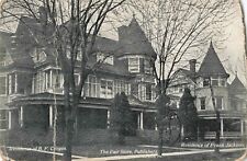 Residence of B.F. Crispin & Frank Jackson Berwick Pennsylvania PA 1909 Postcard picture