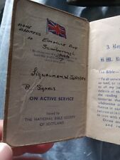 world war 2 collectibles original. World War II British Soldier's New Testament. picture