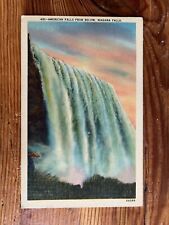 American Falls From Below, Niagara Falls, NY - Vintage Postcard picture