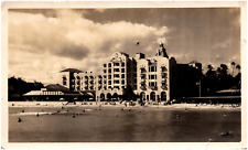 Royal Hawaiian Hotel & Beach in Waikiki Honolulu Hawaii HI 1930s Vintage Photo picture