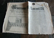 Sept 1919 SCOTTISH Americans Old Newspaper War Memorial  picture