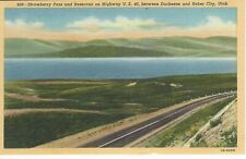 Strawberry Pass & Reservoir, Highway 40, Heber City, Utah, c1940 Unused Postcard picture