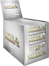 70x36mm Full Box Silver Rolling Papers Single Size picture