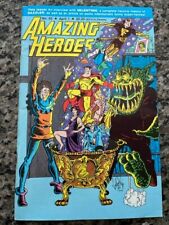 AMAZING HEROES #92 (FN/VF) Complete DAZZLER HISTORY, JIM VALENTINO 1986 picture