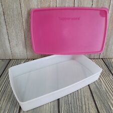 Tupperware Freeze-It 2.5 Cup Rectangular 600 mL Slim Storage Container #5552 VG picture
