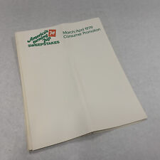 VTG Look Who's Turning 7Up 1979 Consumer Promotion Stationary RARE Collectible picture