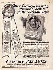 1925 Montgomery Ward Catalogue Saving Millions for Americans Vintage Print Ad picture