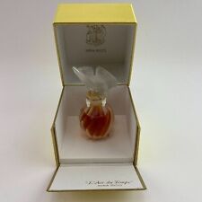 Vtg Nina Ricci L’Air Du Temps Perfume Parfum 15ml Signed Lalique Single Dove picture