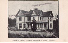 Inwood Iowa Jacob Tobiason Century Farm Lyon County Homestead Vtg Postcard B35 picture