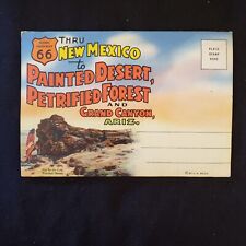 Postcard Folder New Mexico Painted Desert Highway Forest Route 66 Grand Canyon picture