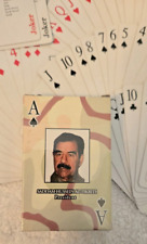 Saddam Husayn Al-Tikriti President Playing Cards Deck Iraq War Gently Used picture