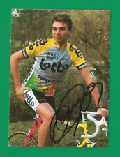CYCLING cycling card JOHAN BRUYNEEL team LOTTO SUPER CLUB 1990 signed picture