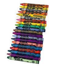 Prang Color Art Crayons 20 Vintage Crayons Used Old Logo picture