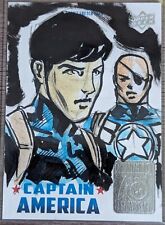 2016 Upper Deck Captain America 75th Anniversary Sketch Card Maria Hill 1/1 picture