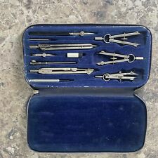 Vintage Fullerton 315 11 Piece Compass Set Made In West Germany picture