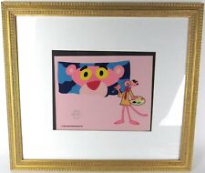 PINK PANTHER Serigraph Artist Painter Gold Gilt Frame picture