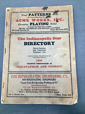 Indianapolis Star City Business & Residential Telephone 1929 Indiana Directory picture