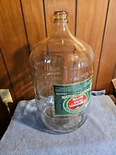 Mountain Valley Spring Water 5 Gallon Glass Bottle Jug Piggy Bank,Coin Collector picture