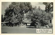 Postcard California Lucerne Circle View Court occupation #48547 23-985 picture