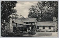 National & State Parks~Lincoln's New Salem~Wagon Wheel Inn~Vintage Postcard picture