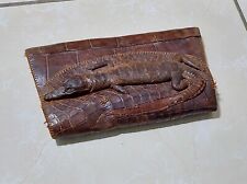 VTG 1940’s Taxidermy Baby Alligator Hand-Made Wallet Rare Item collectible. picture
