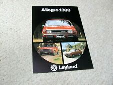 1977 AUSTIN ALLEGRO 1300 (UK) SALES BROCHURE.. picture