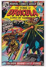 Marvel Tomb of Dracula #44 Comic Book 1976 His Name is Doctor Strange Minor Key picture