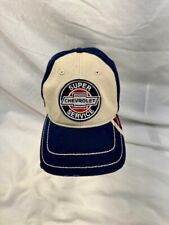 Chevrolet Super Service Embroidered Patch Distressed Baseball Cap Hat picture