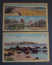 3 Hampton Beach * New Hampshire  Linen Postcards c1940s picture