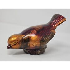 Vintage Ceramic Bird Figurine Home Decor Pottery Glaze picture