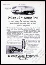 1926 Boston Fire Department engine truck photo Foamite Childs trade print ad picture