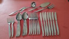 26pc Empress EMS1 Stainless Forks Spoons Knives Serving Lot Japan Swirl FreeShip picture