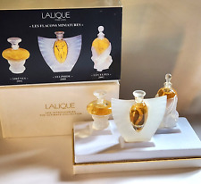 Lalique Les Flacons Collection Miniatures Perfume Set France New Original Box picture