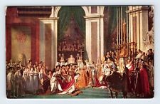 Coronation of Napoleon Painting by J L David Muse du Louvre UNP DB Postcard L13 picture
