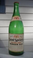 Vintage Labeled SAND SPRINGS XTRA DRY GINGER ALE-WILLIAMSTOWN, MASS. Bottle &cap picture