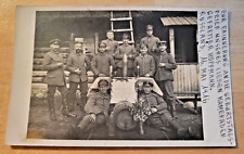 Postcard WW1 German Soldiers In Russia May 1916 Birthday Celebration picture