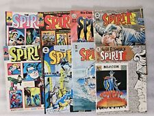 Will Eisner The Spirit Comic Books, Lot of 8 Vintage 1976-1980, B/W picture