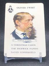 Charles Dickens 1943 Card Author Authors Parker Brothers picture