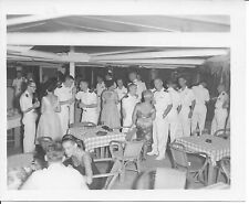 Vtg 1950s Official US Navy Photo Event Party Dance Handsome Men Guy Pretty Girls picture