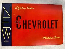 1949 CHEVROLET Automobile, Car Sales Brochure, Pamphlet. Fleetline Series, GM picture